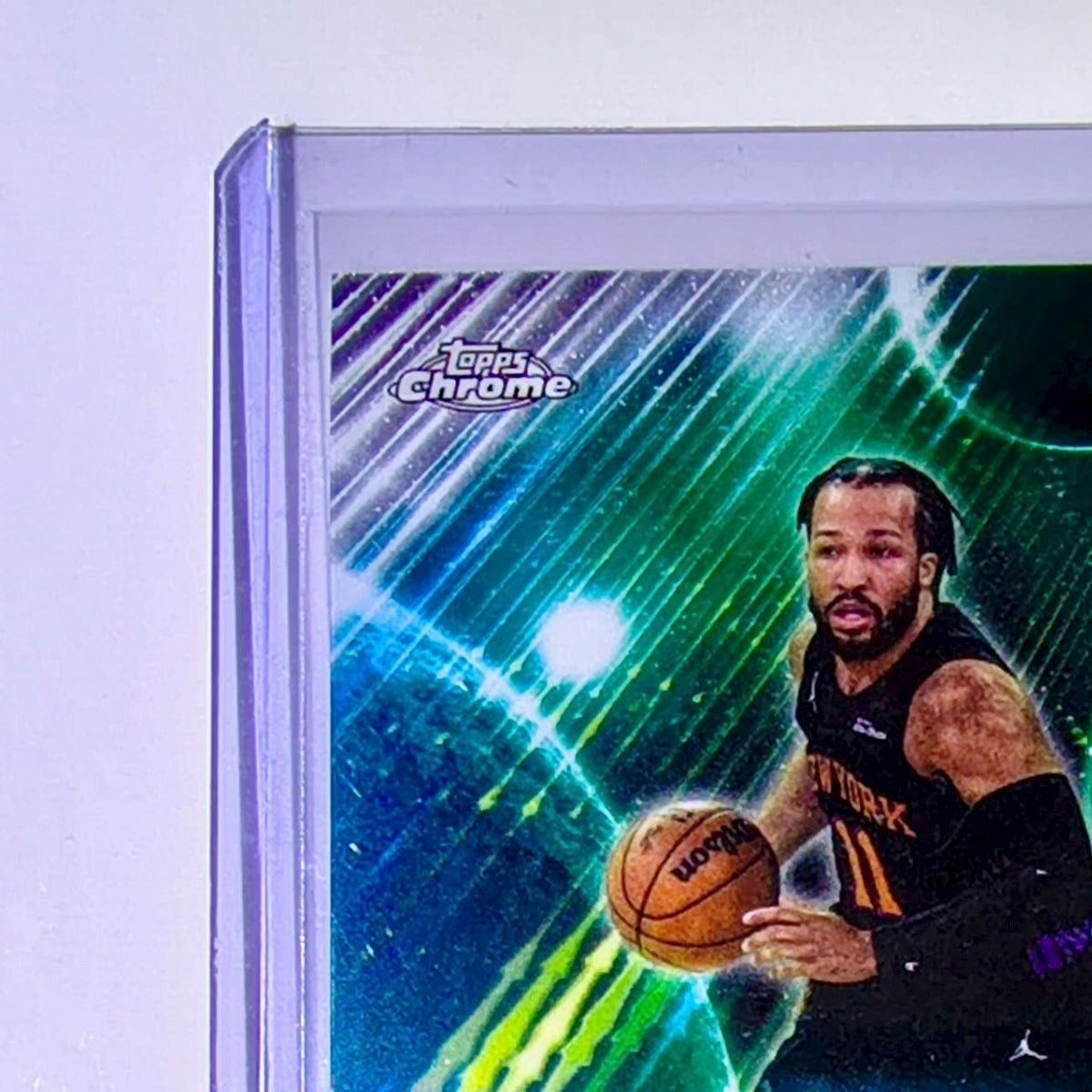 Jalen Brunson 2025-26 NBA Topps Chrome Update Stratospheric Stars #ST-12 Card