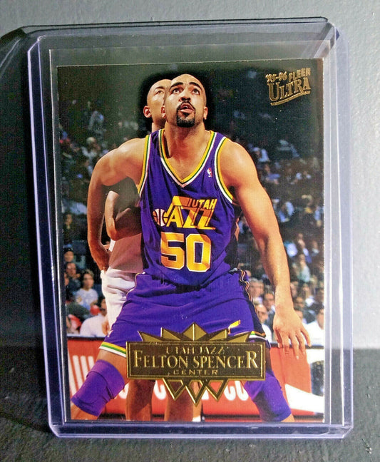 1995-96 Felton Spencer Fleer Ultra #186 Basketball Card