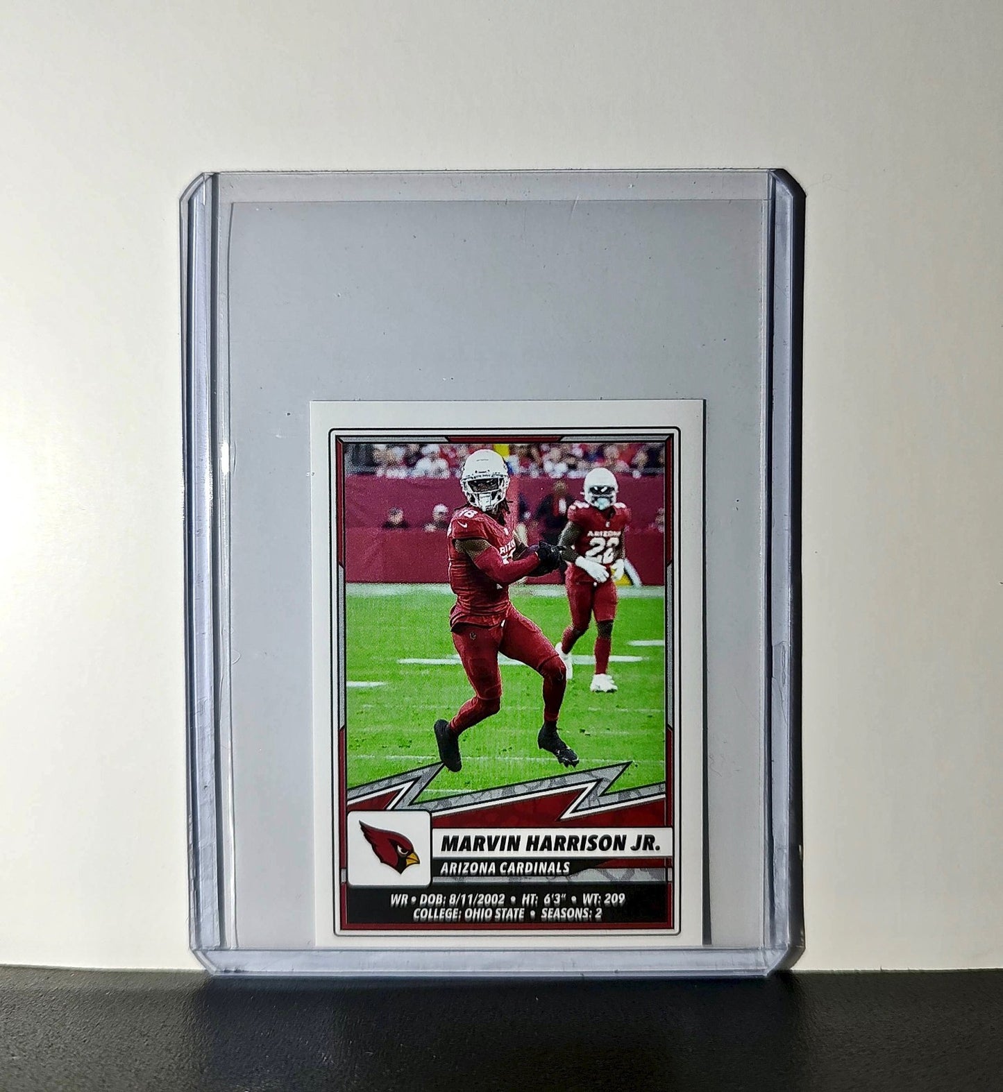 Marvin Harrison Jr. 2025 Panini NFL #490 Sticker Cardinals