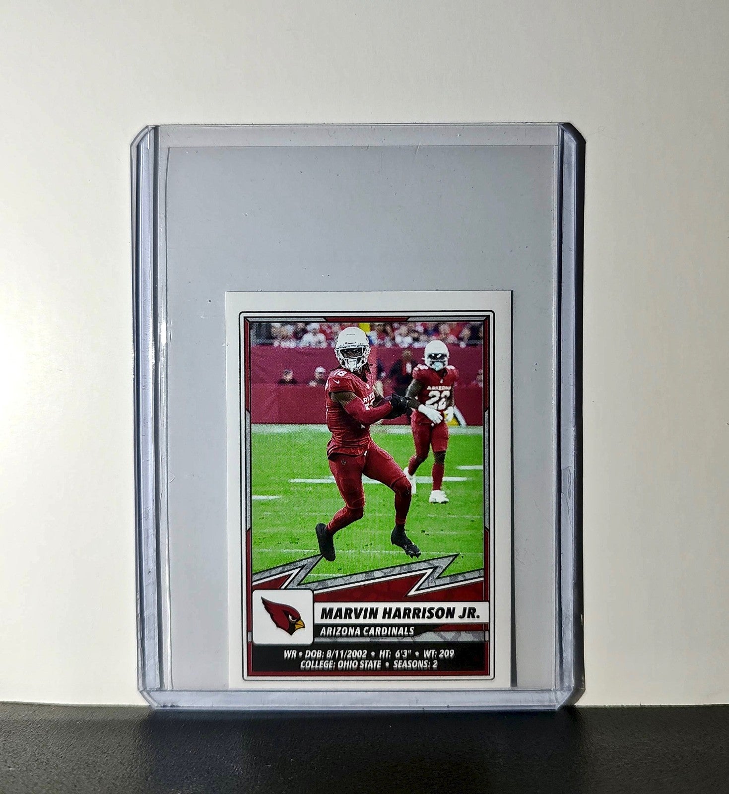 Marvin Harrison Jr. 2025 Panini NFL #490 Sticker Cardinals