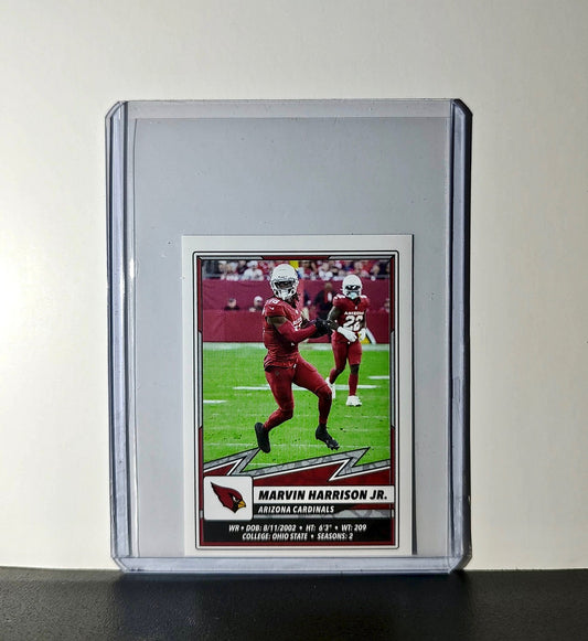 Marvin Harrison Jr. 2025 Panini NFL #490 Sticker Cardinals