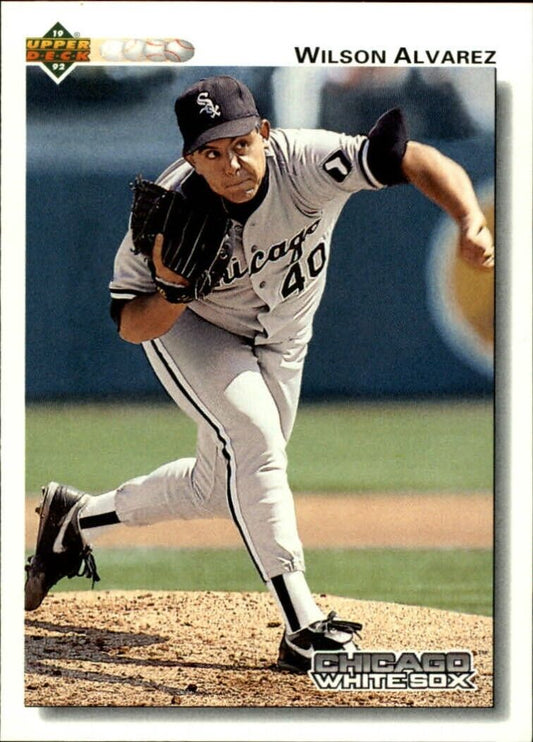 Wilson Alvarez 1992 Upper Deck MLB #573 Baseball Card Chicago White Sox