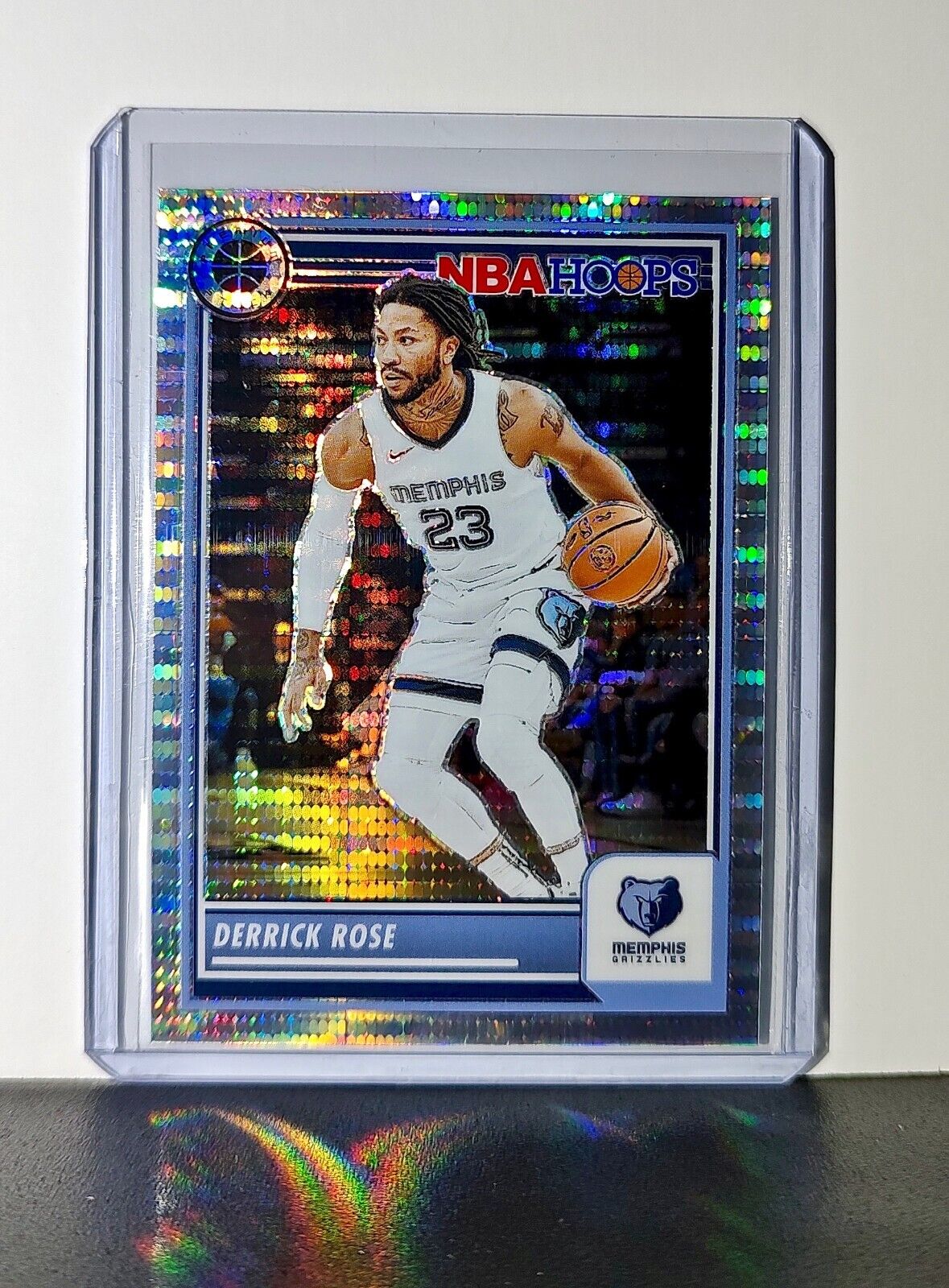 Derrick Rose 2023-24 Panini Premium NBA Hoops #72 Pulsar Prizm Grizzlies