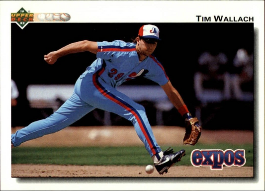 Tim Wallach 1992 Upper Deck MLB #228 Baseball Card Montreal Expos