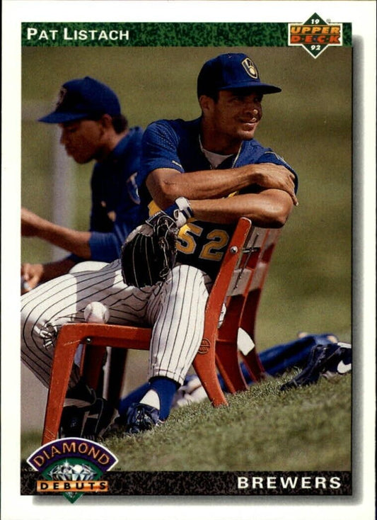 Pat Listach 1992 Upper Deck MLB #775 Rookie Baseball Card Milwaukee Brewers
