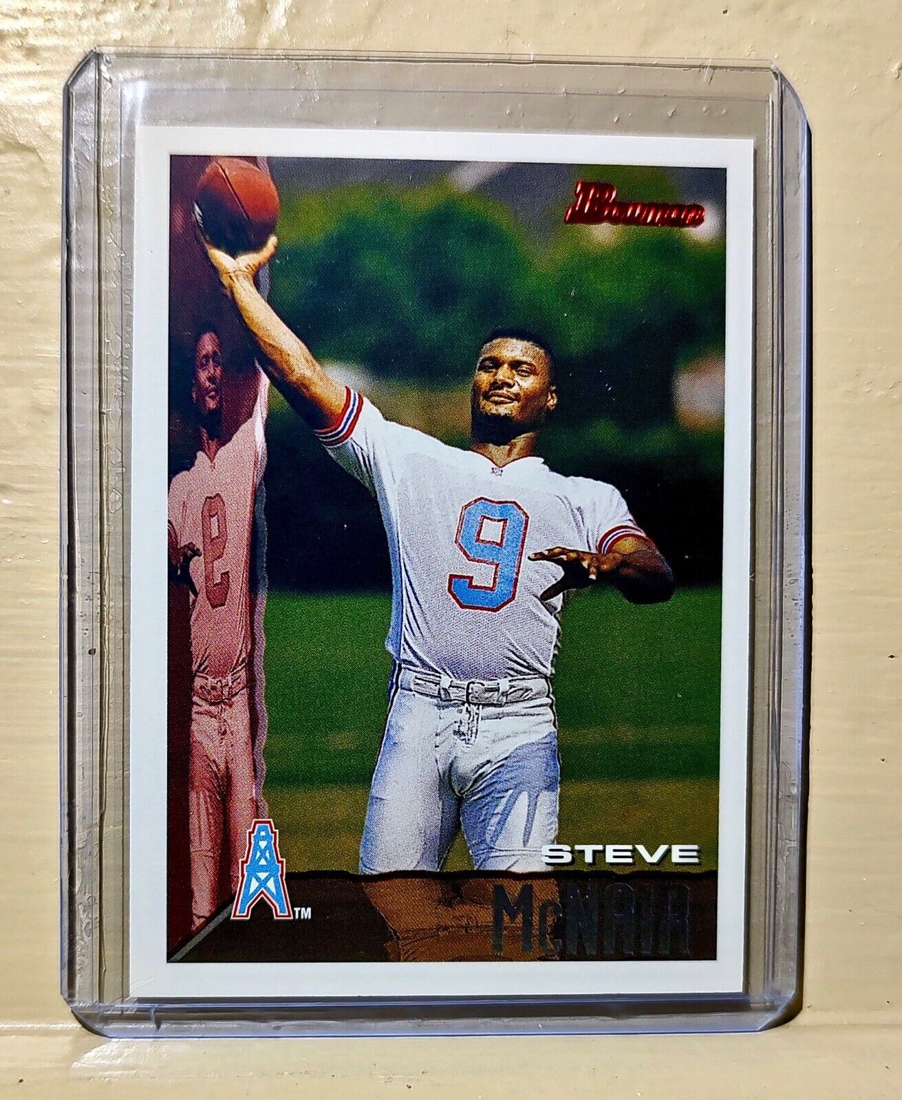 Steve McNair 1995 Topps Bowman Football #3 NFL Rookie Card Oilers