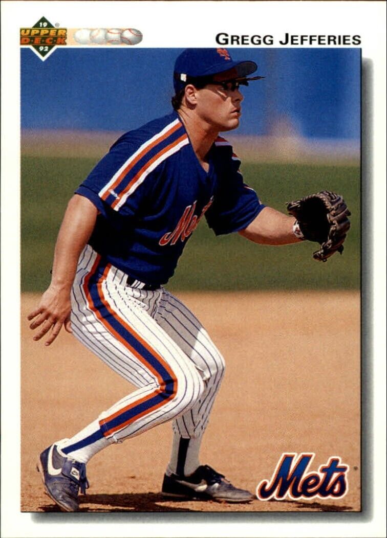 Gregg Jefferies 1992 Upper Deck MLB #133 Baseball Card New York Mets