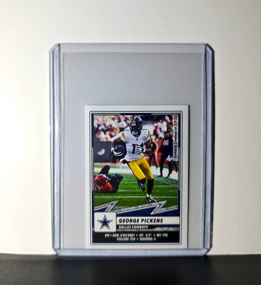 George Pickens 2025 Panini NFL #301 Sticker Dallas Cowboys