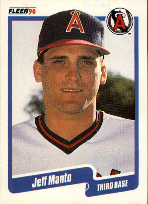 1990 Jeff Manto Fleer Baseball Card #137