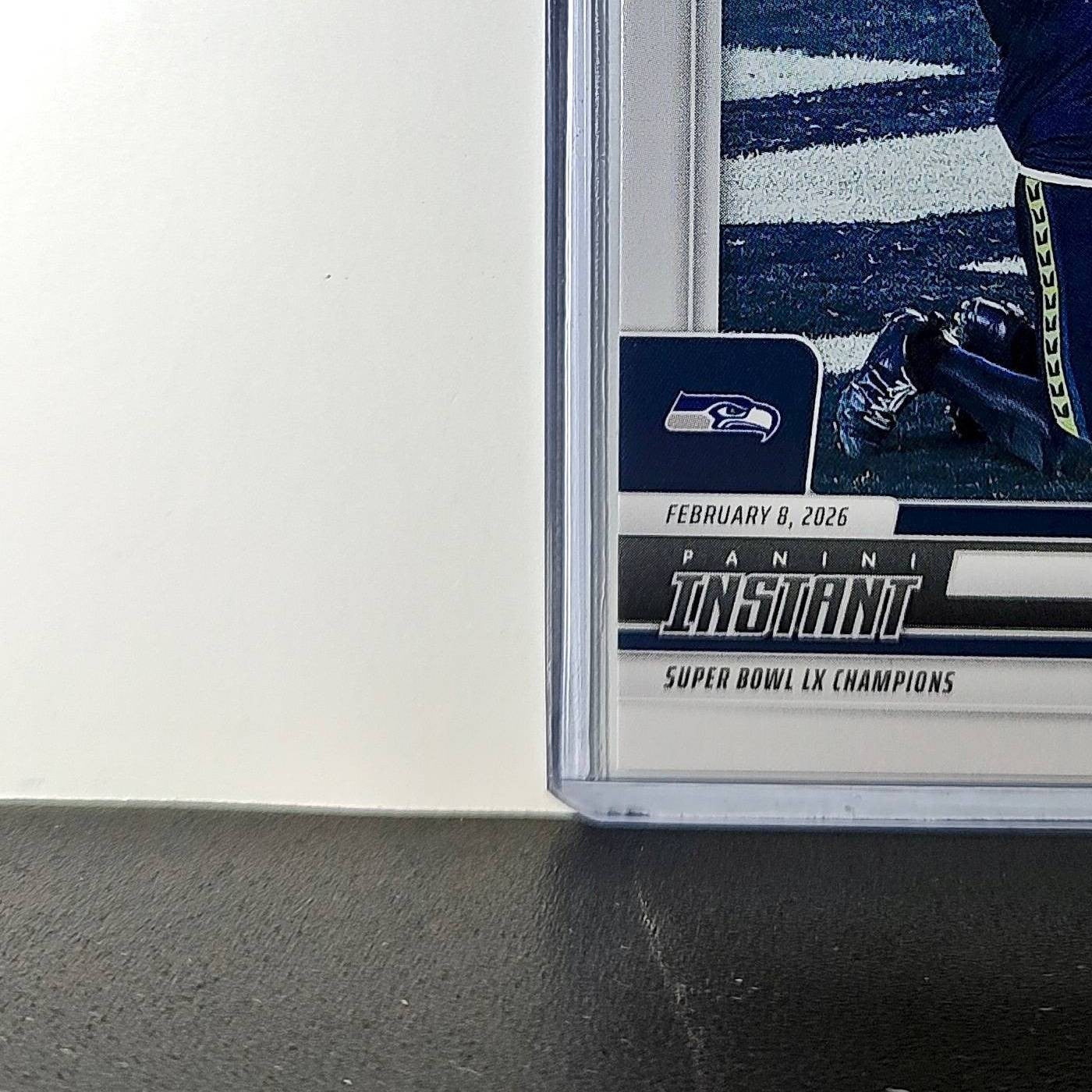 Uchenna Nwosu 2026 Panini NFL Super Bowl LIX Champions #34 Card Seattle Seahawks