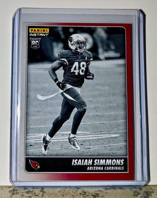 Isaiah Simmons 2020 Panini NFL #29 Black and White Rookies Cardinals 1 of 518