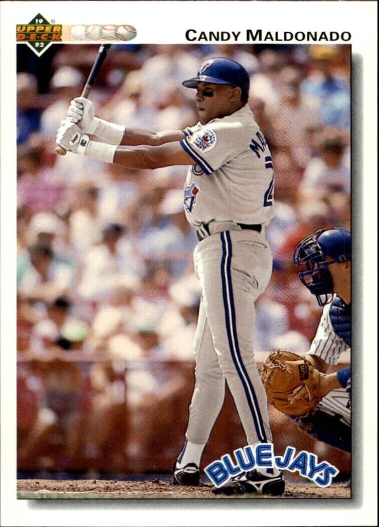 Candy Maldonado 1992 Upper Deck MLB #393 Baseball Card Toronto Blue Jays