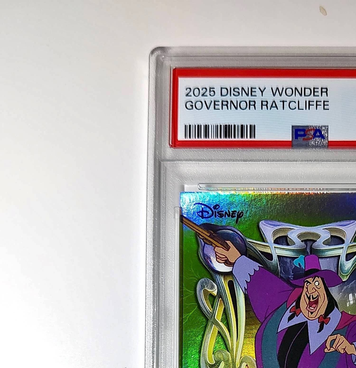 Governor Ratcliffe 2025 Topps Disney Wonder #179 Card Pocahontas PSA 8