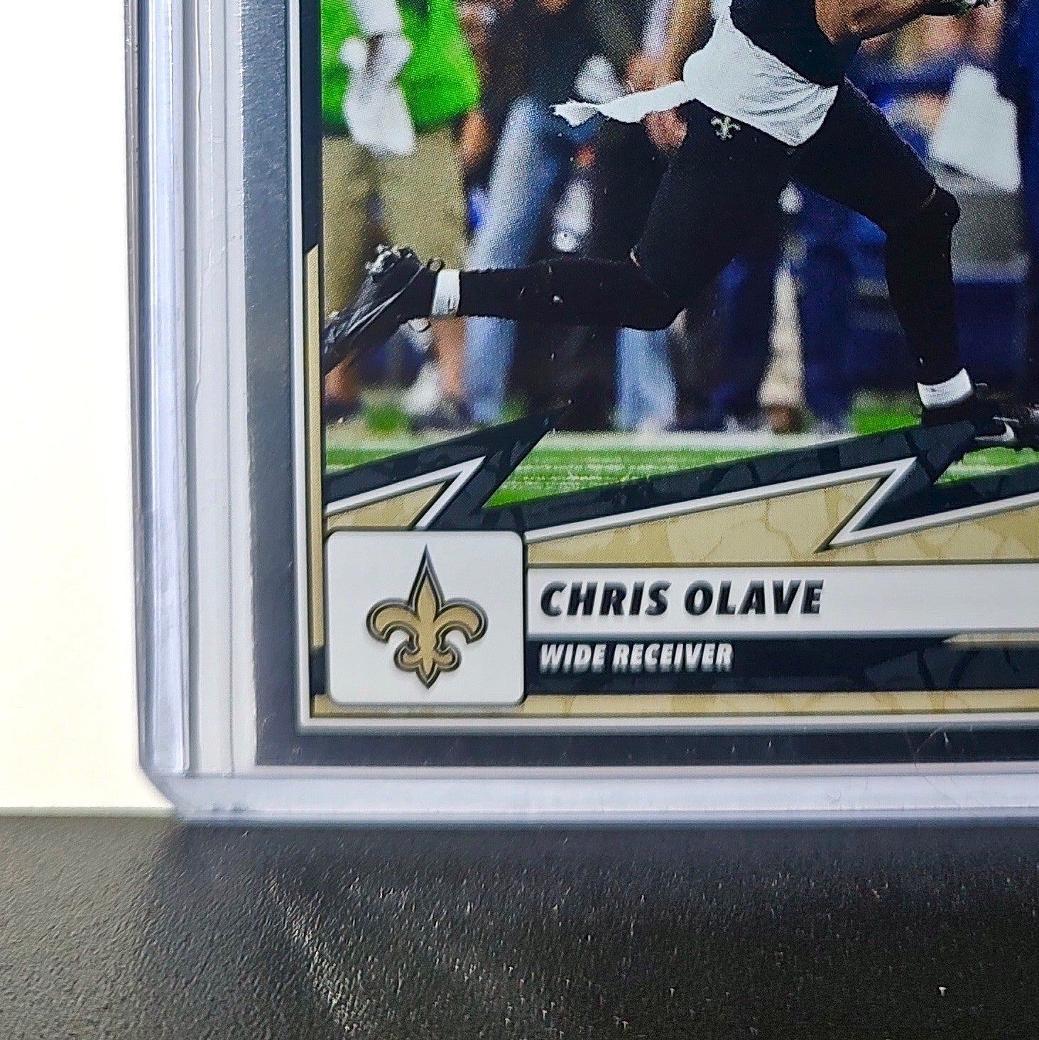Chris Olave 2025 Panini NFL #44 Foil Sticker Card New Orleans Saints