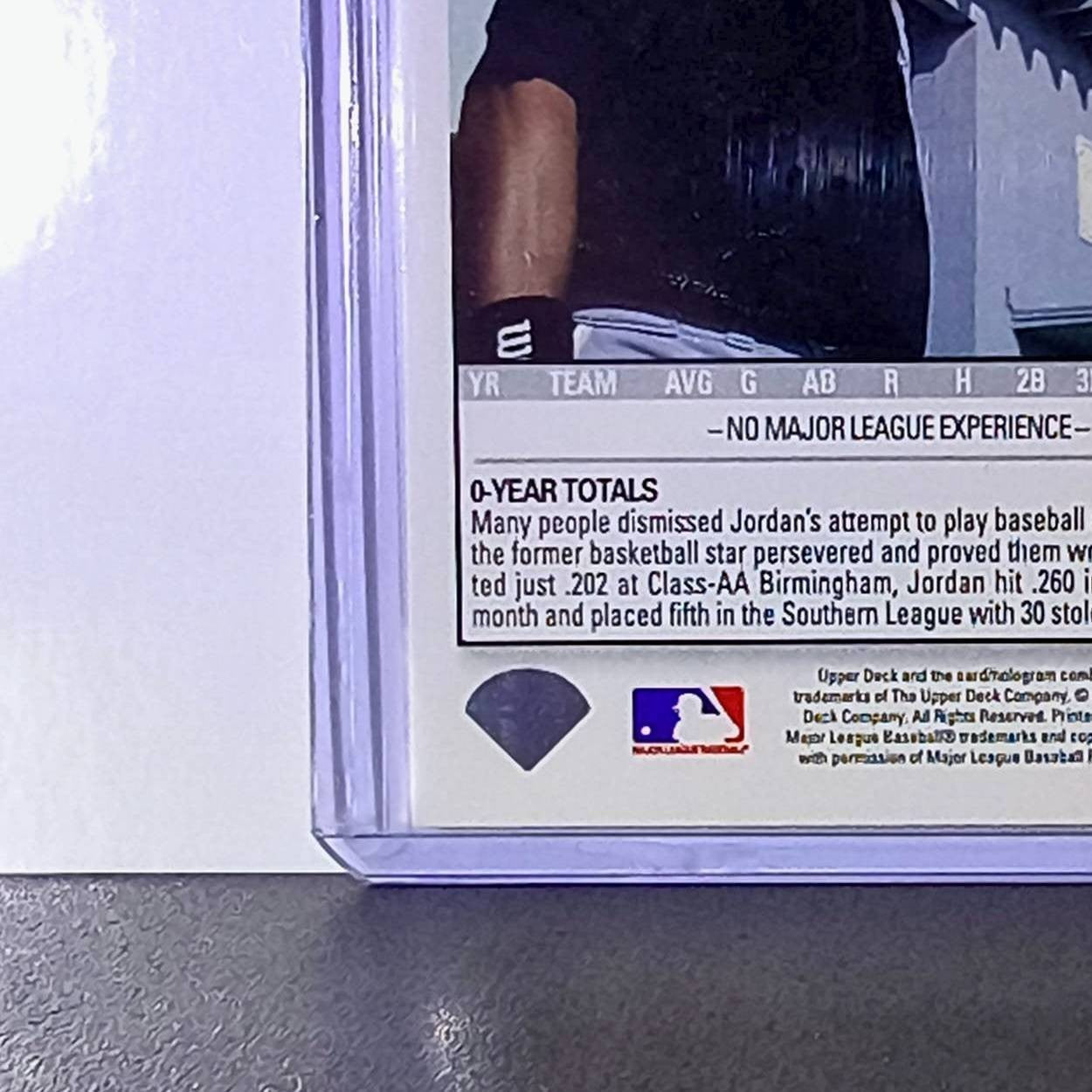 Michael Jordan 1995 Collector's Choice SE #238 Card Chicago White Sox
