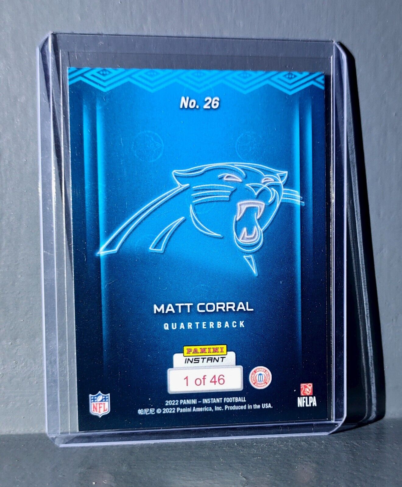 Matt Corral 2022 Panini NFL Instant Draft Night #26 Rookie Football Card 1 of 46