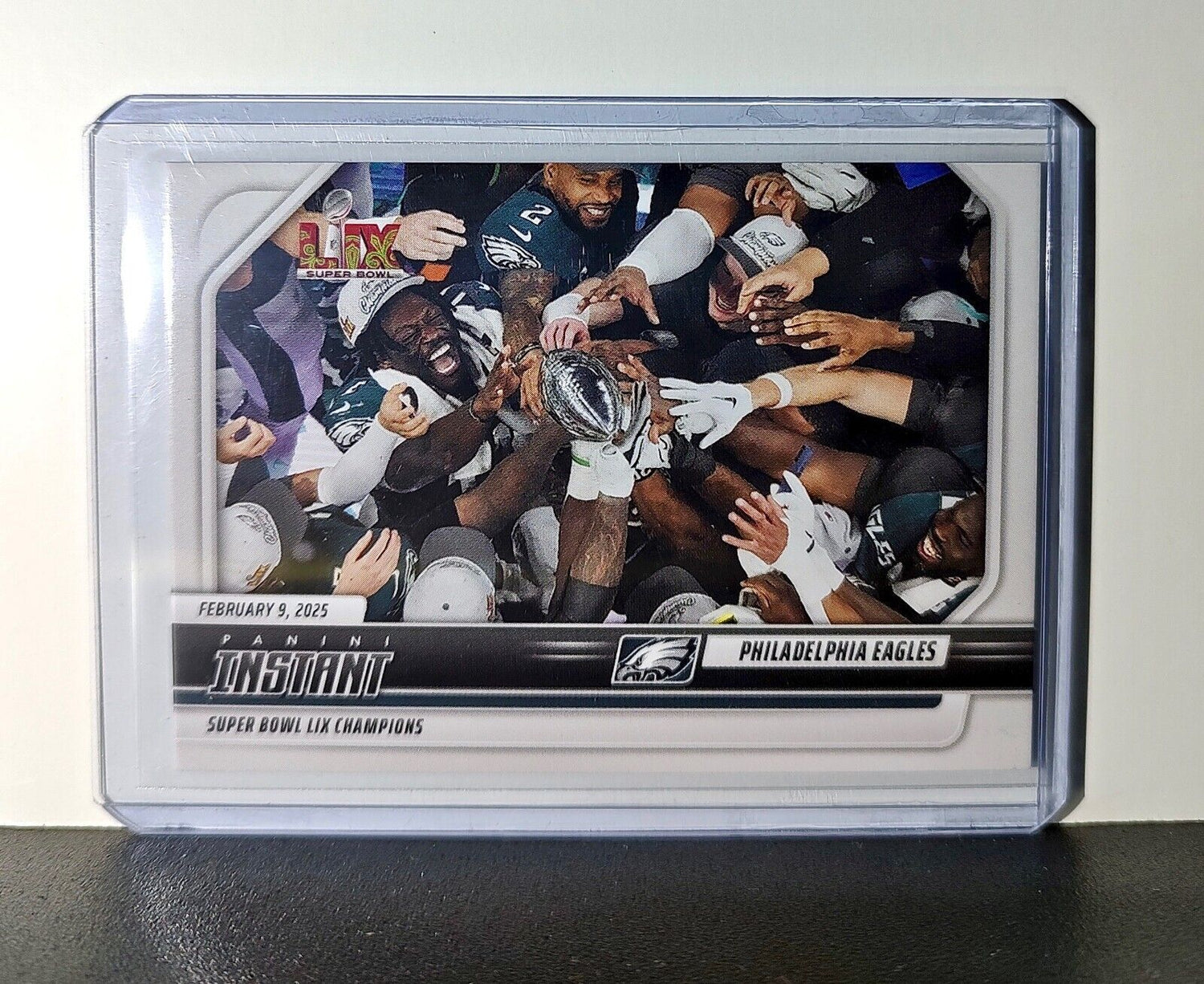 Philadelphia Eagles 2024 Panini Super Bowl LIX Champions NFL #1 Football Card