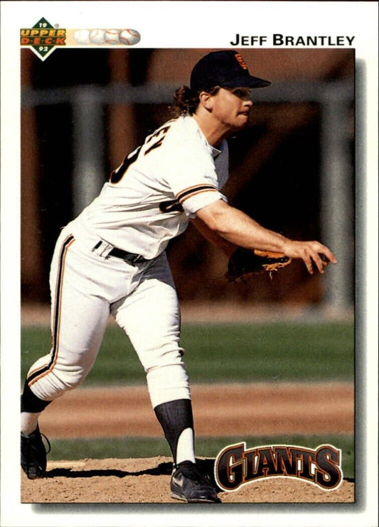 Jeff Brantley 1992 Upper Deck MLB #581 Baseball Card San Francisco Giants