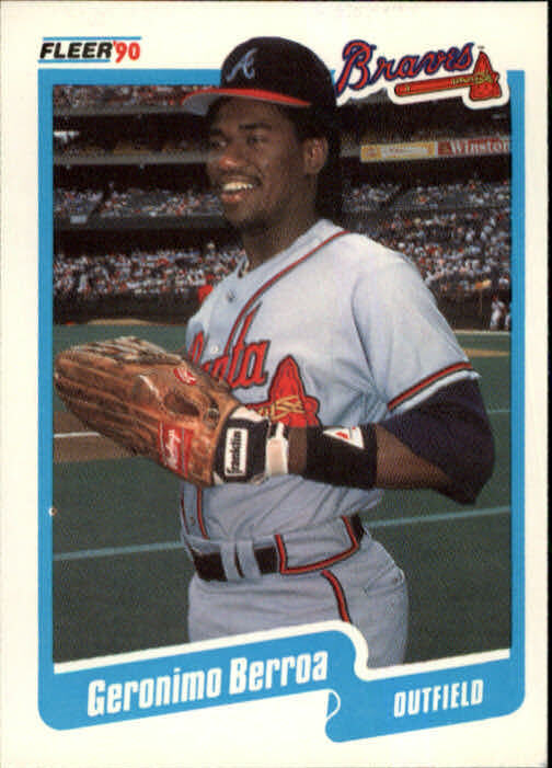 1990 Geronimo Berroa Fleer Baseball Card #575