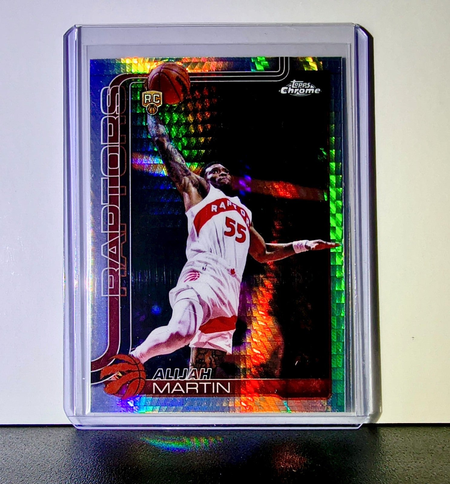 Alijah Martin Rookie 2025-26 NBA Topps Chrome Update Basketball Refractor #190
