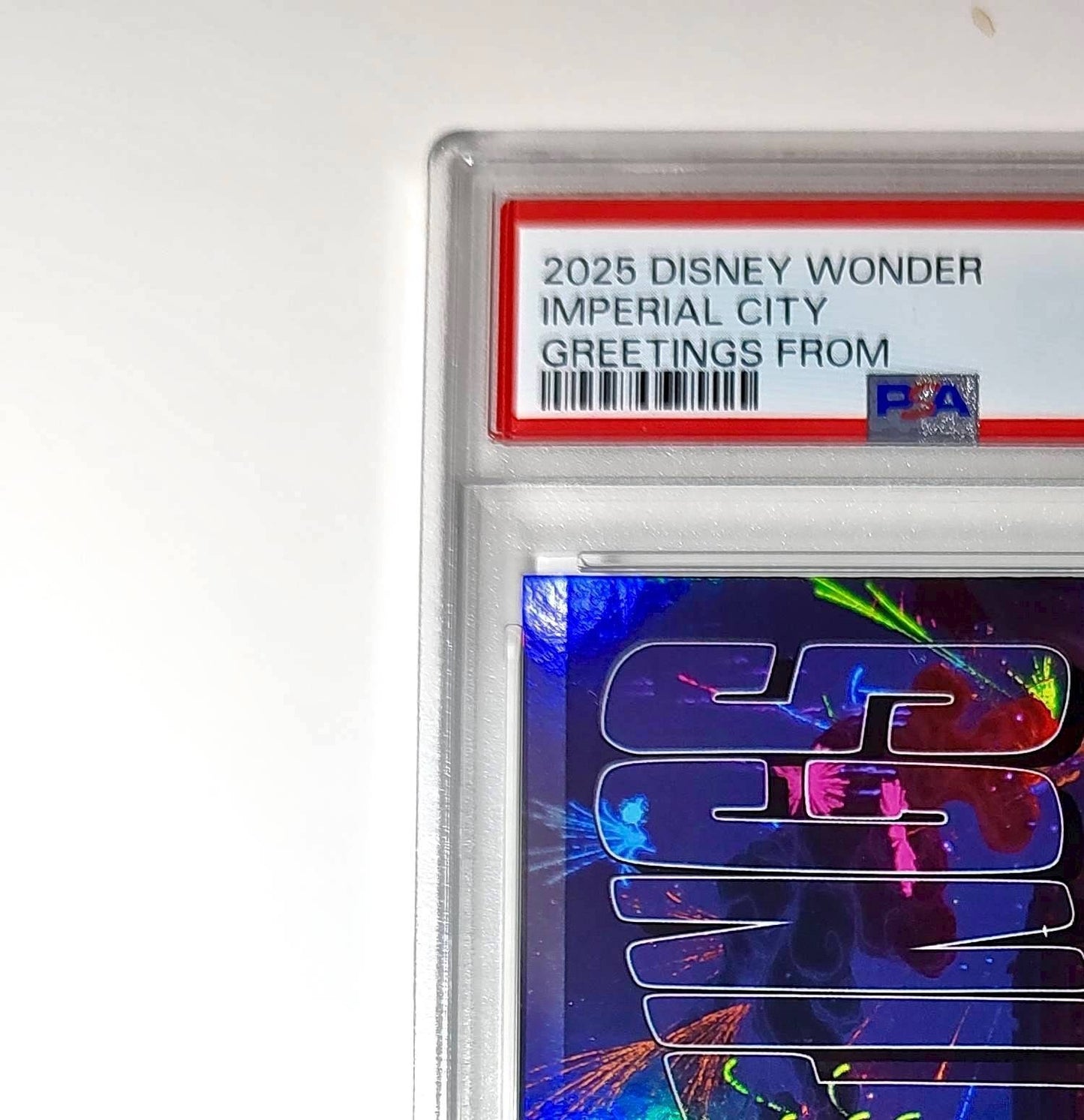 Imperial City 2025 Topps Disney Wonder #GF-8 Greetings From Card Mulan PSA 9