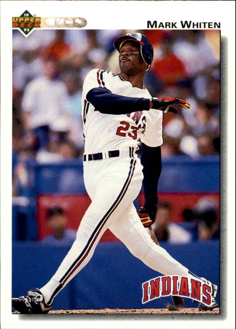 Mark Whiten 1992 Upper Deck MLB #524 Baseball Card Cleveland Indians