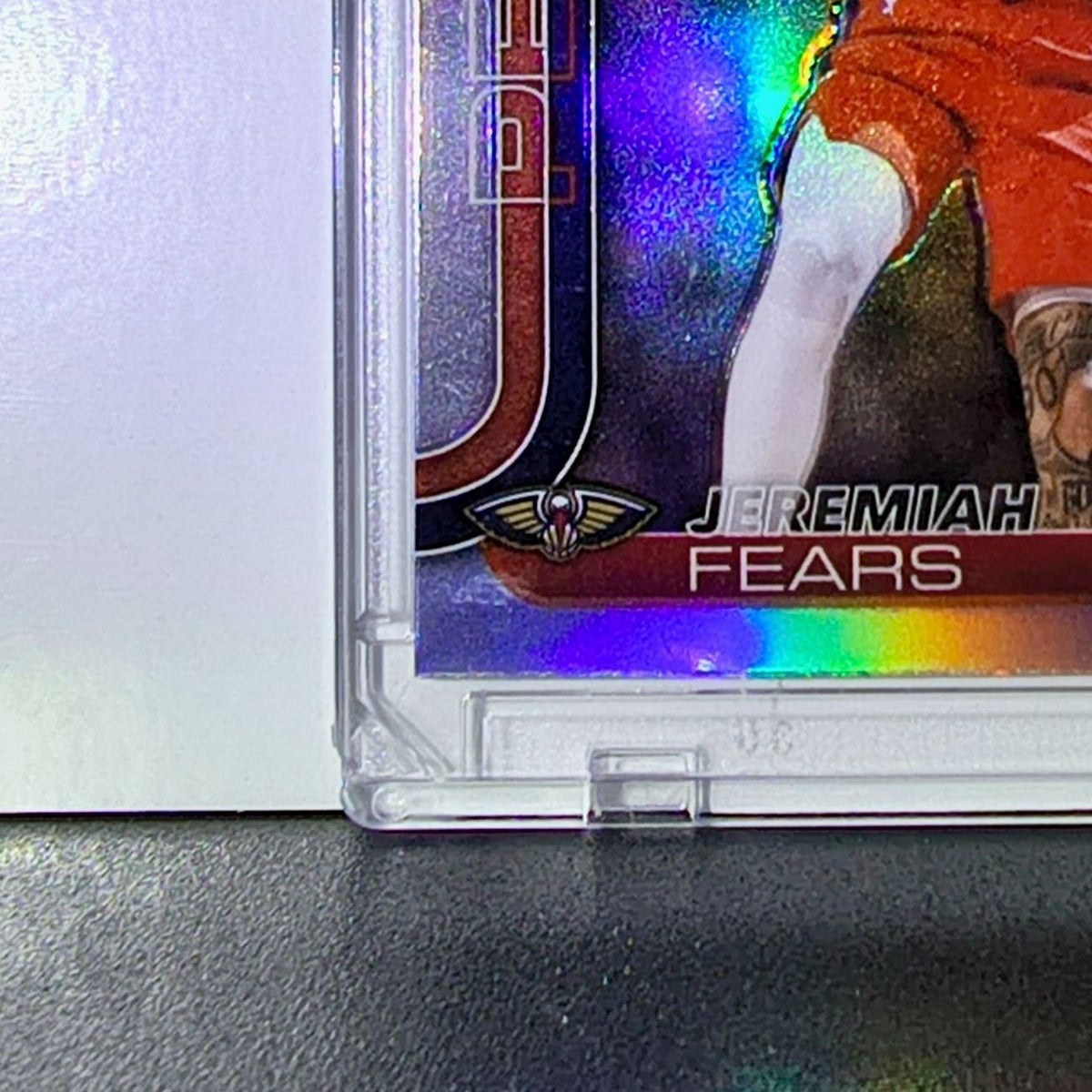 Jeremiah Fears Rookie 2025 NBA Topps Chrome Update #157 Refractor Card Pelicans