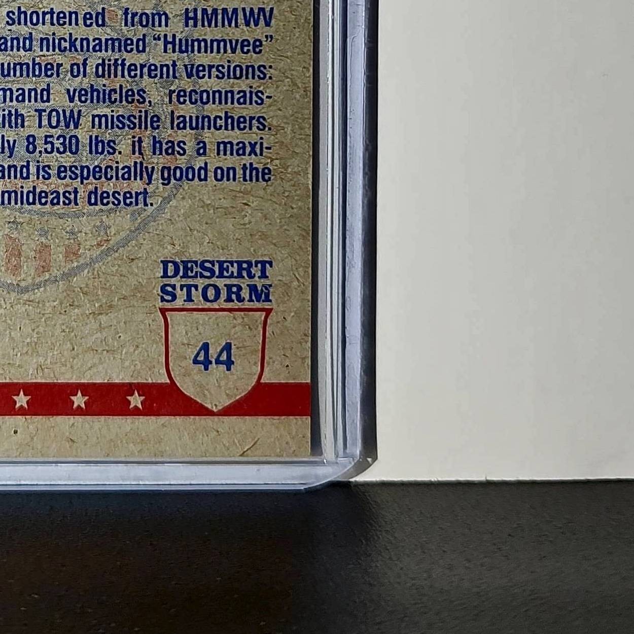 HMMWV (Hummer) 1991 Topps Desert Storm #44 Card