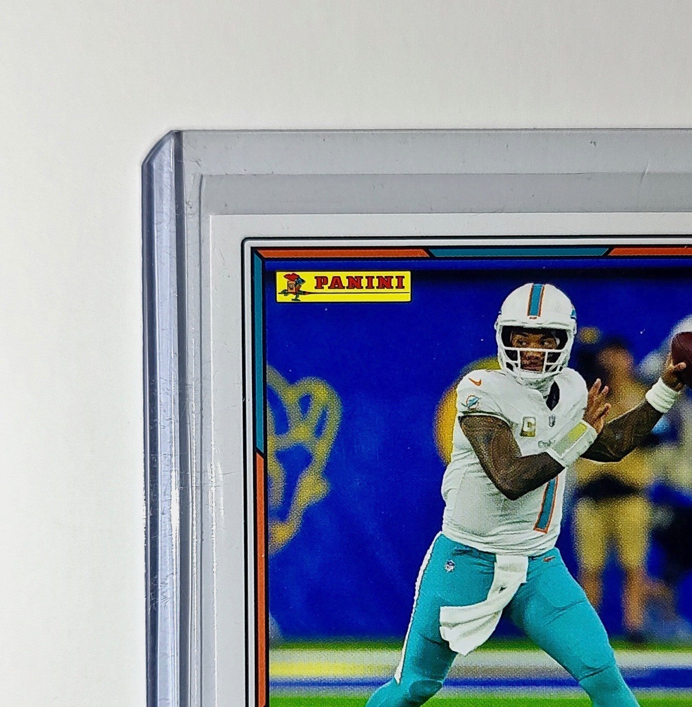 Tua Tagovailoa 2025 Panini NFL #2 Sticker Card Miami Dolphins