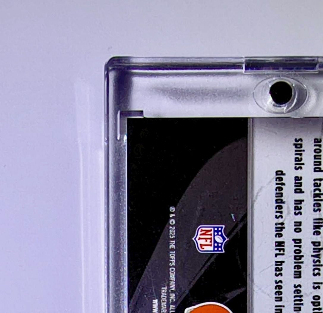Myles Garrett 2025 NFL Topps Chrome Black #DOD-7 Depth of Darkness SSP Case Hit
