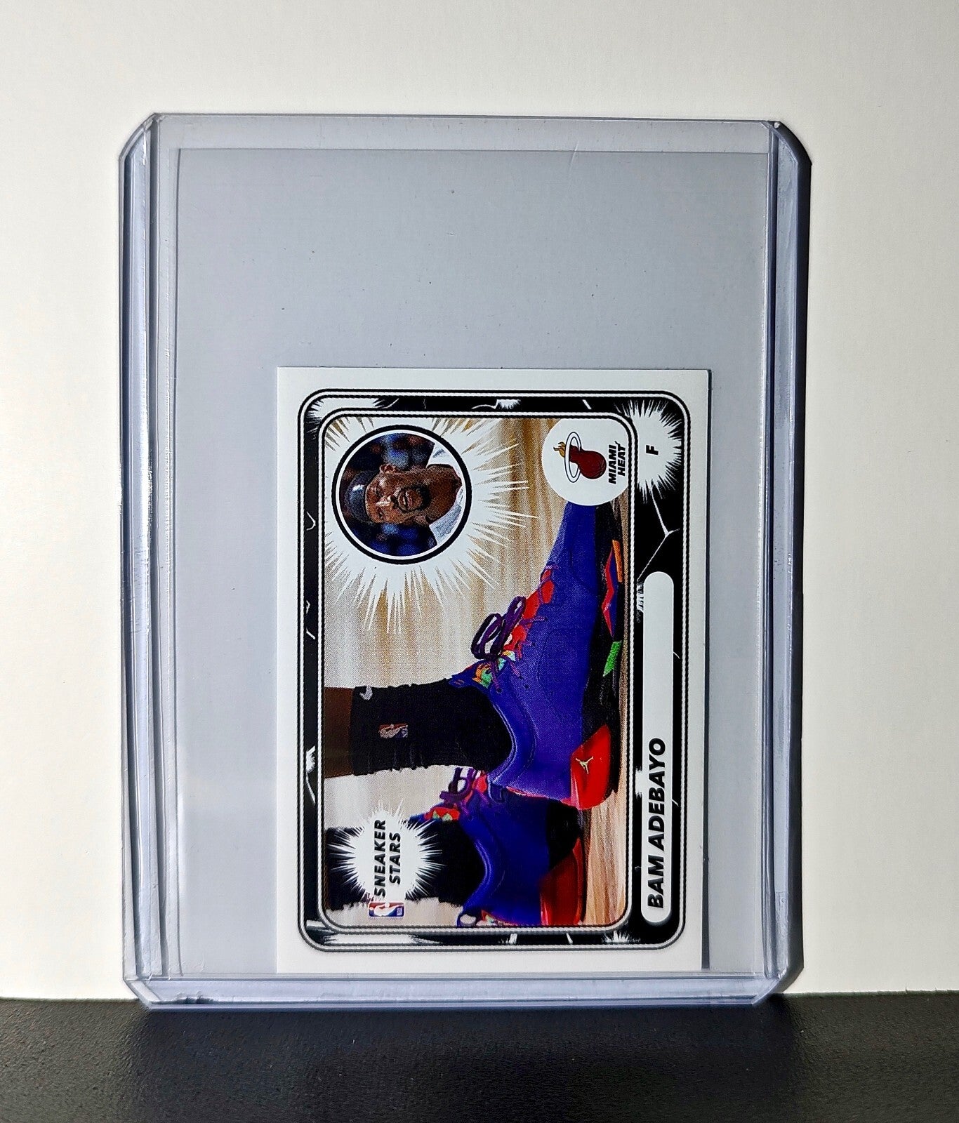 Bam Adebayo Sneaker Stars 2024-25 Panini NBA #39 Sticker Card Miami Heat