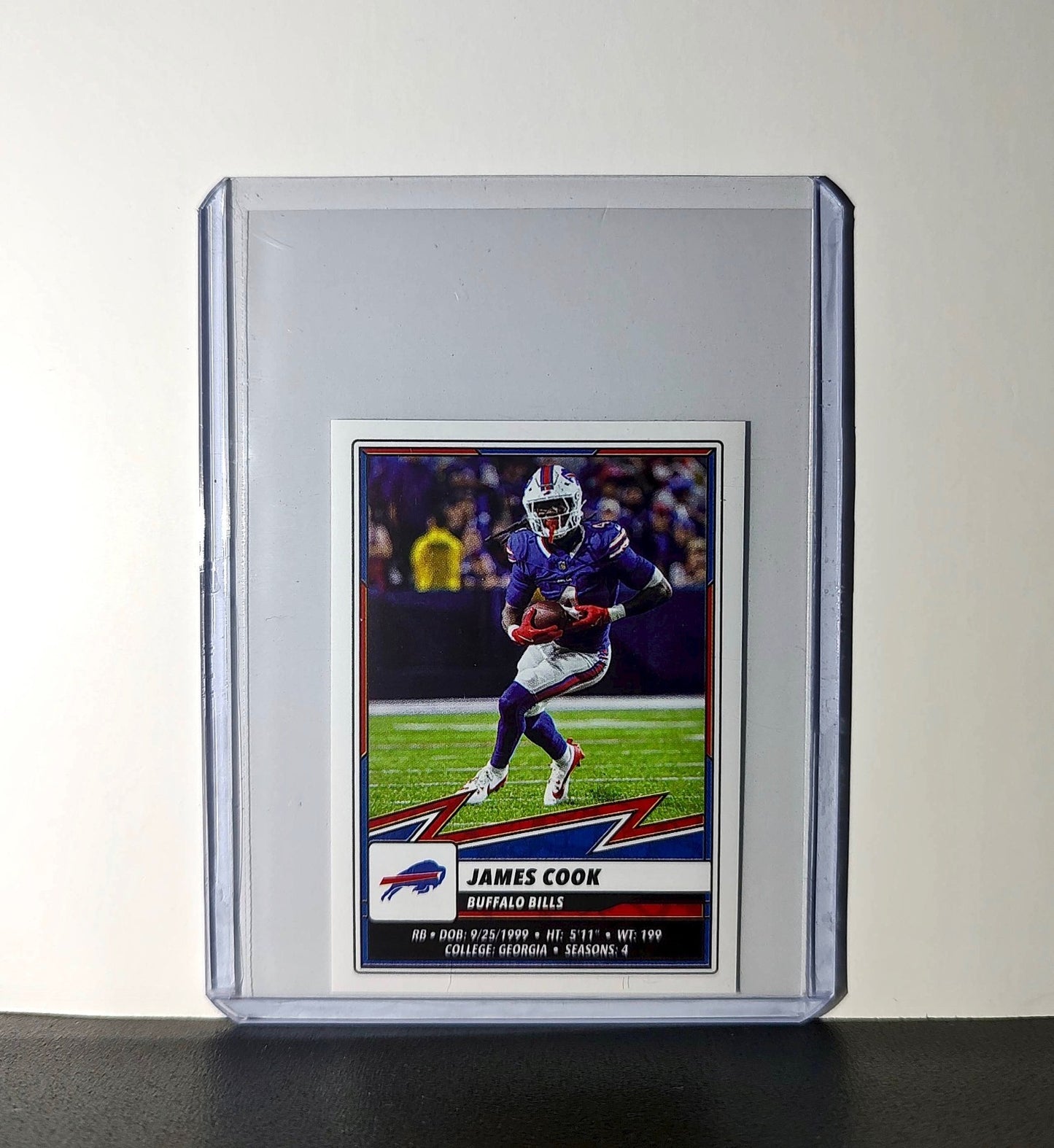 James Cook 2025 Panini NFL #41 Sticker Buffalo Bills