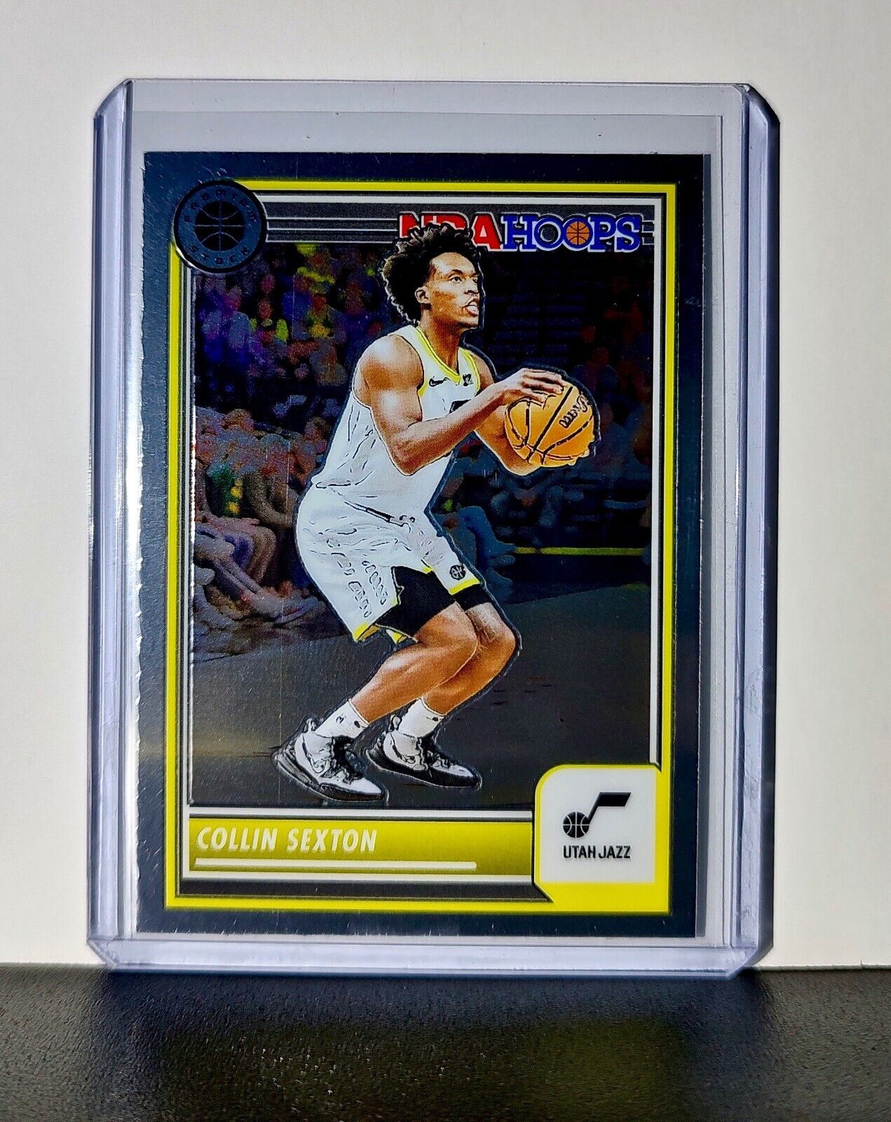 Collin Sexton 2023-24 Panini Premium Stock NBA Hoops #131 Card Utah Jazz