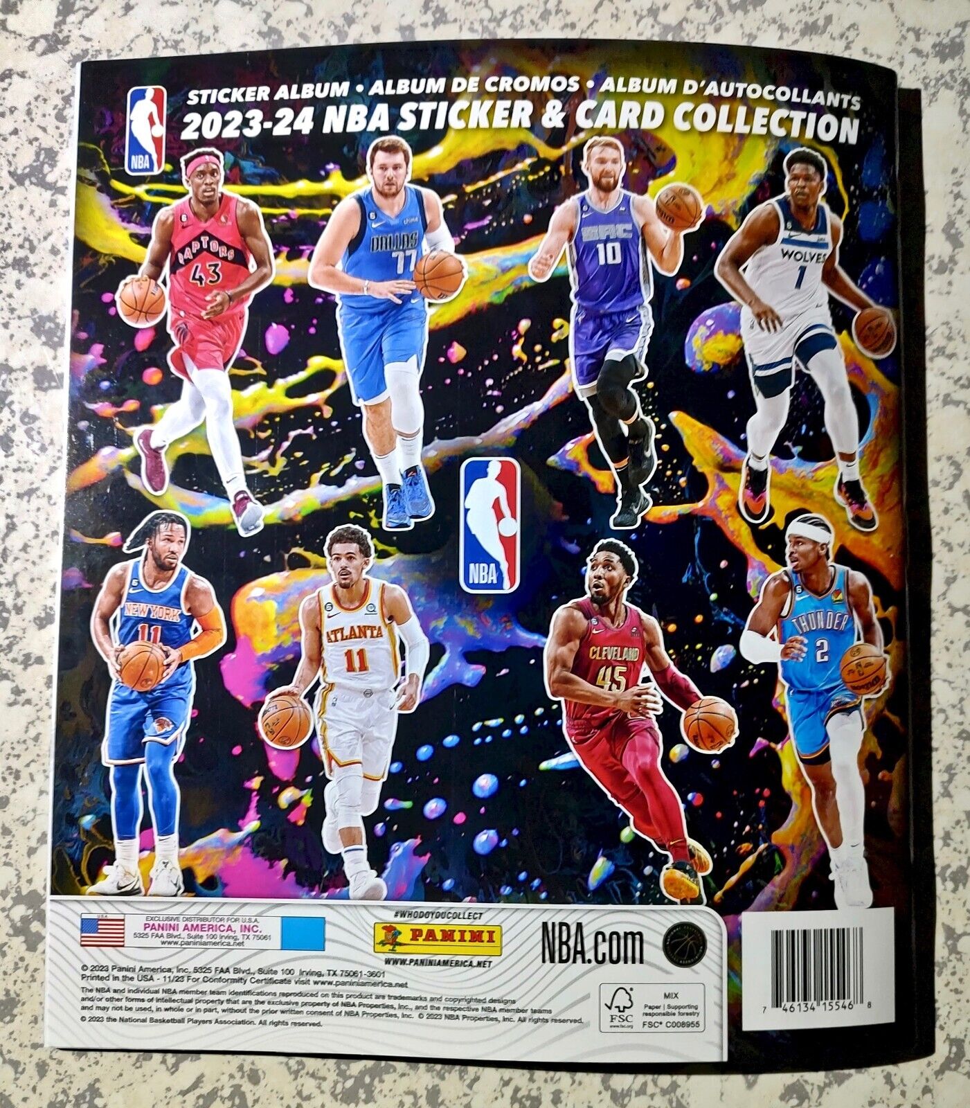 2023-24 Panini NBA Sticker and Card Collection Sticker Album - New, Empty, Mint