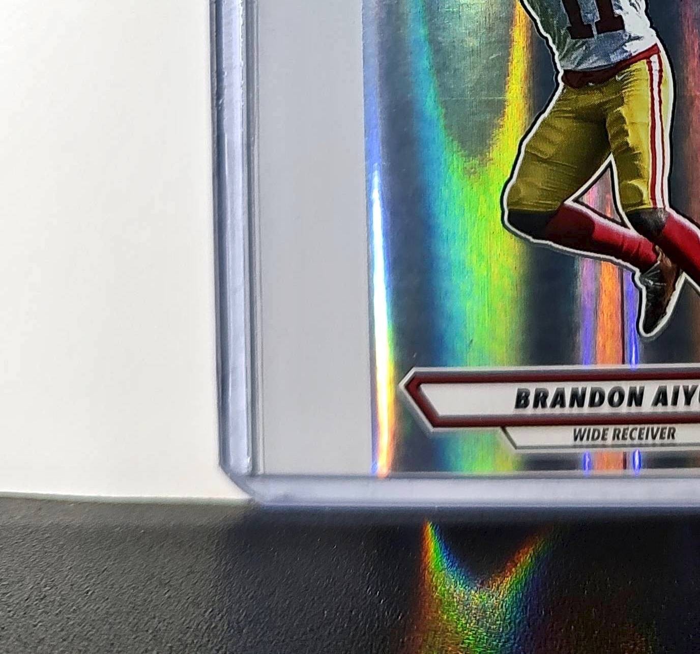 Brandon Aiyuk 2025 Panini NFL #519 Foil Sticker 49ers