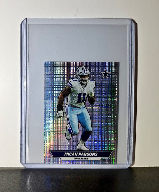 Micah Parsons 2024 Panini NFL Sticker #312 Foil Dallas Cowboys