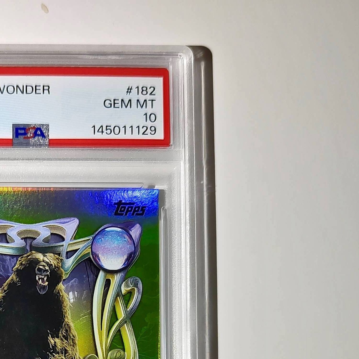 Mor'Du 2025 Topps Disney Wonder #182 Card Brave PSA 10