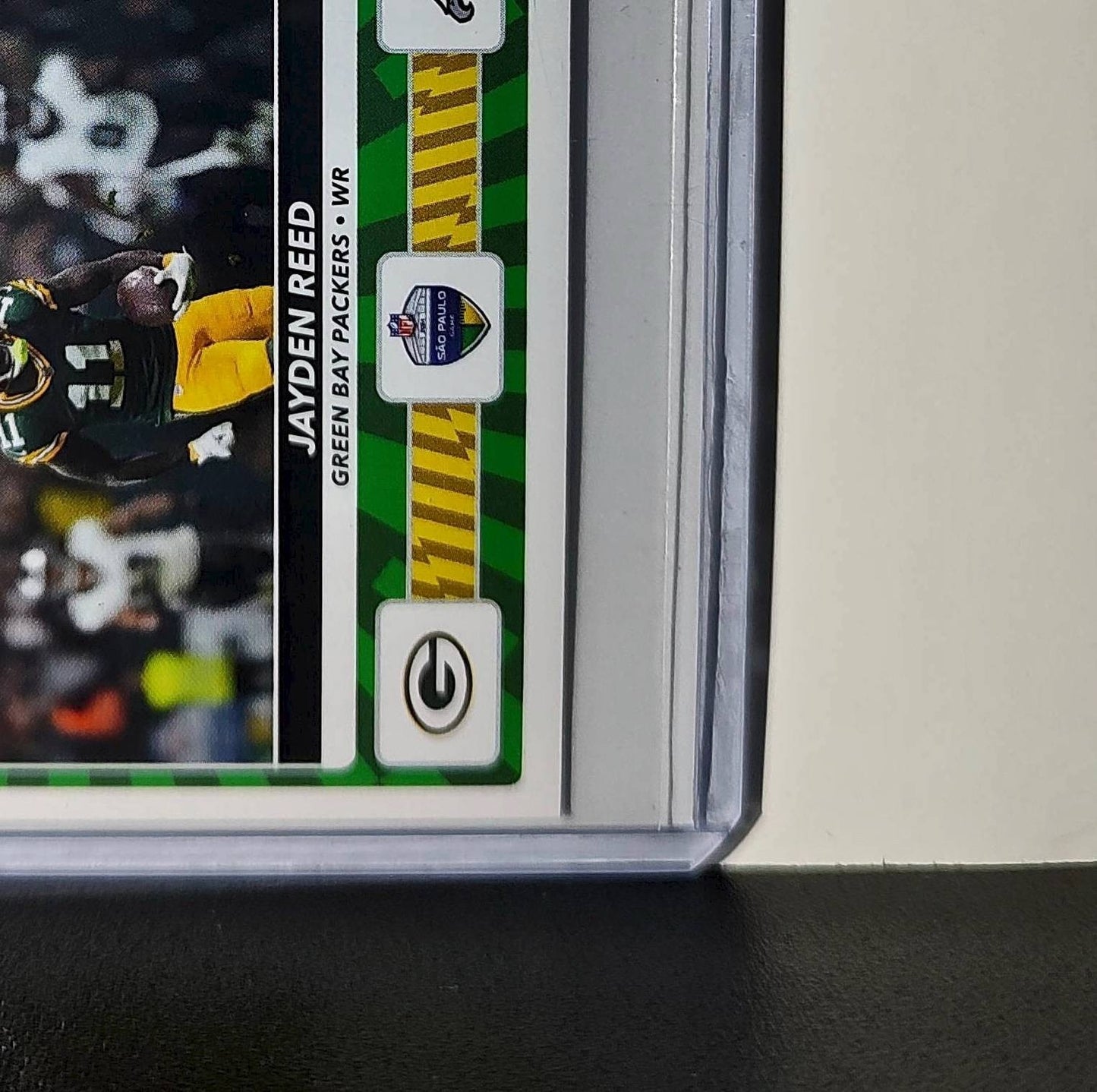 Jayden Reed 2025 Panini NFL #3 São Paulo Game Sticker