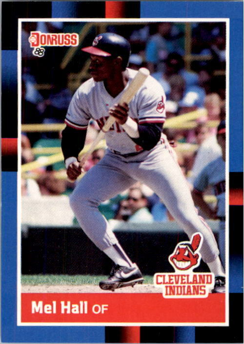 1988 Mel Hall Donruss Baseball Card #342