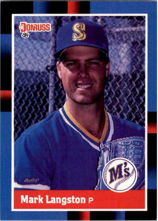 1988 Mark Langston Donruss Baseball Card #317