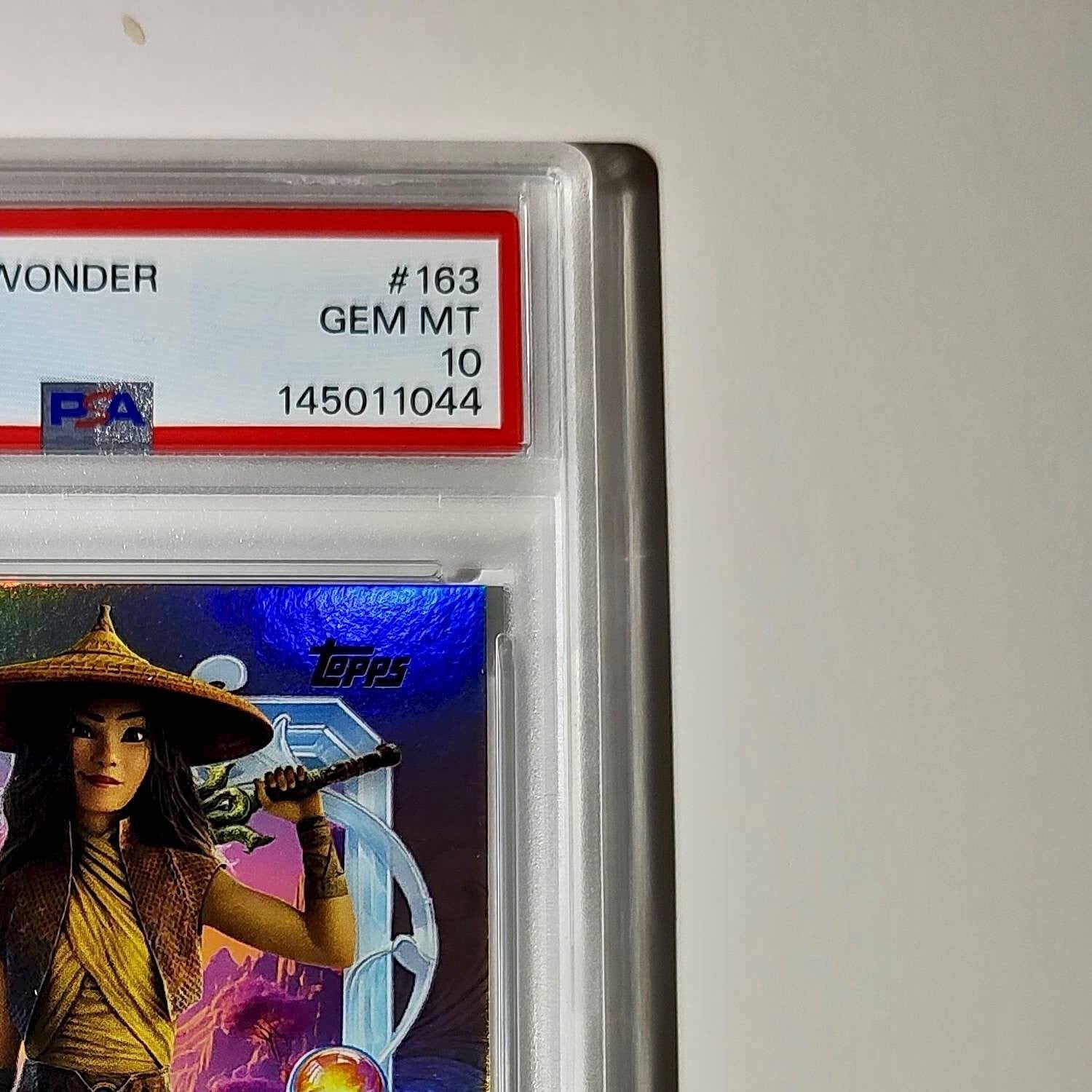Raya 2025 Topps Disney Cartoon Princess #163 Raya and the Last Dragon PSA 10