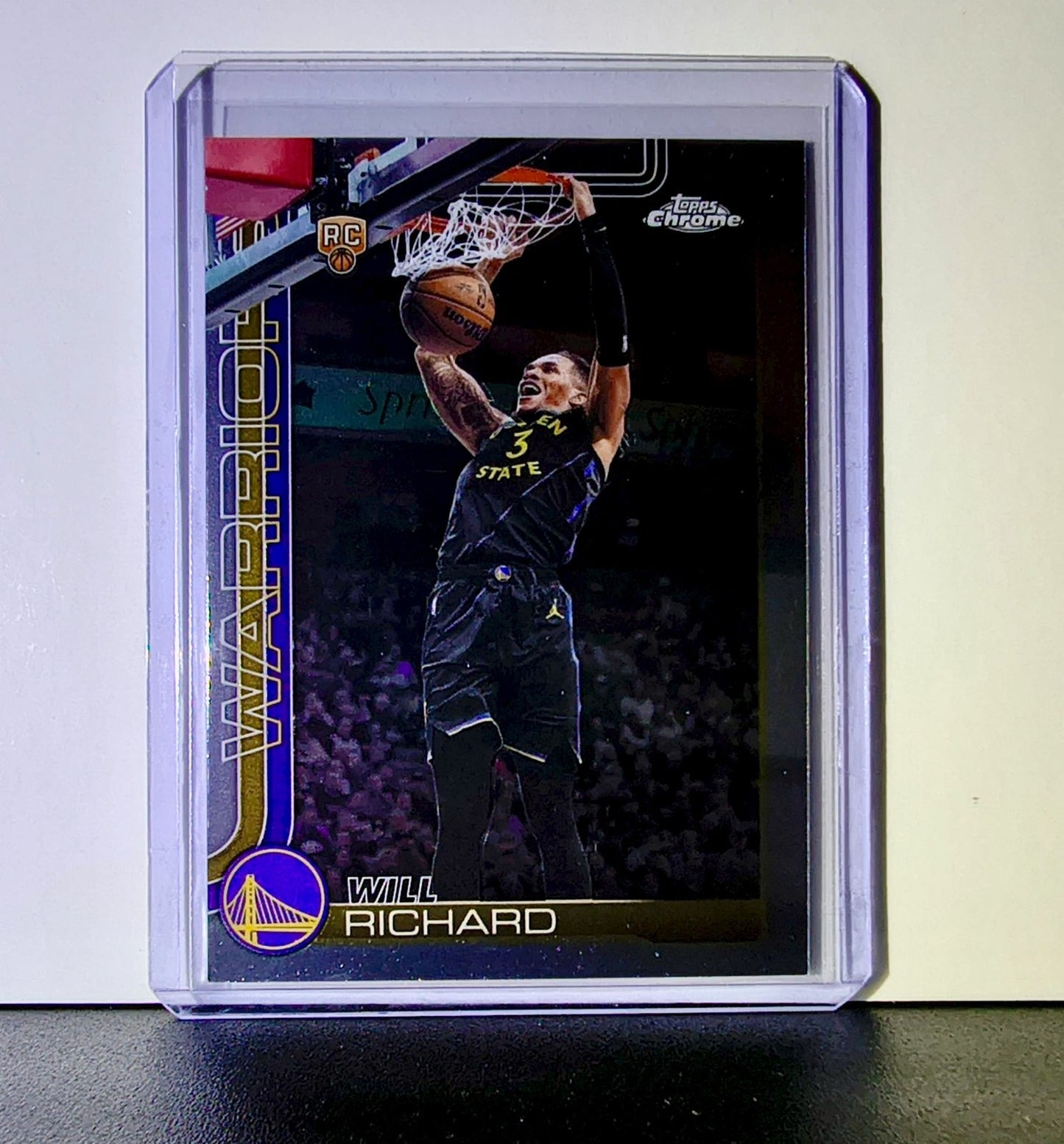 Will Richard Rookie 2025-26 NBA Topps Chrome Update #196 Card State Warriors