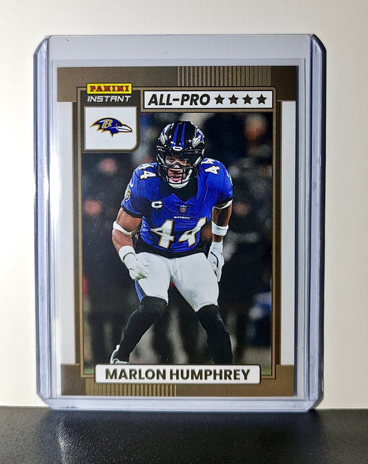 Marlon Humphrey 2024 All-Pro Panini NFL #22 Football Card Ravens 1 of 101