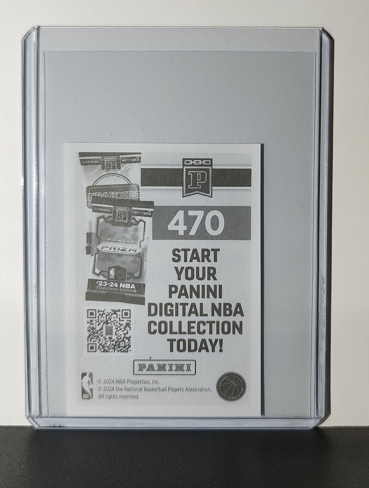 Logo 2024-25 Panini NBA #470 Sticker Card San Antonio Spurs