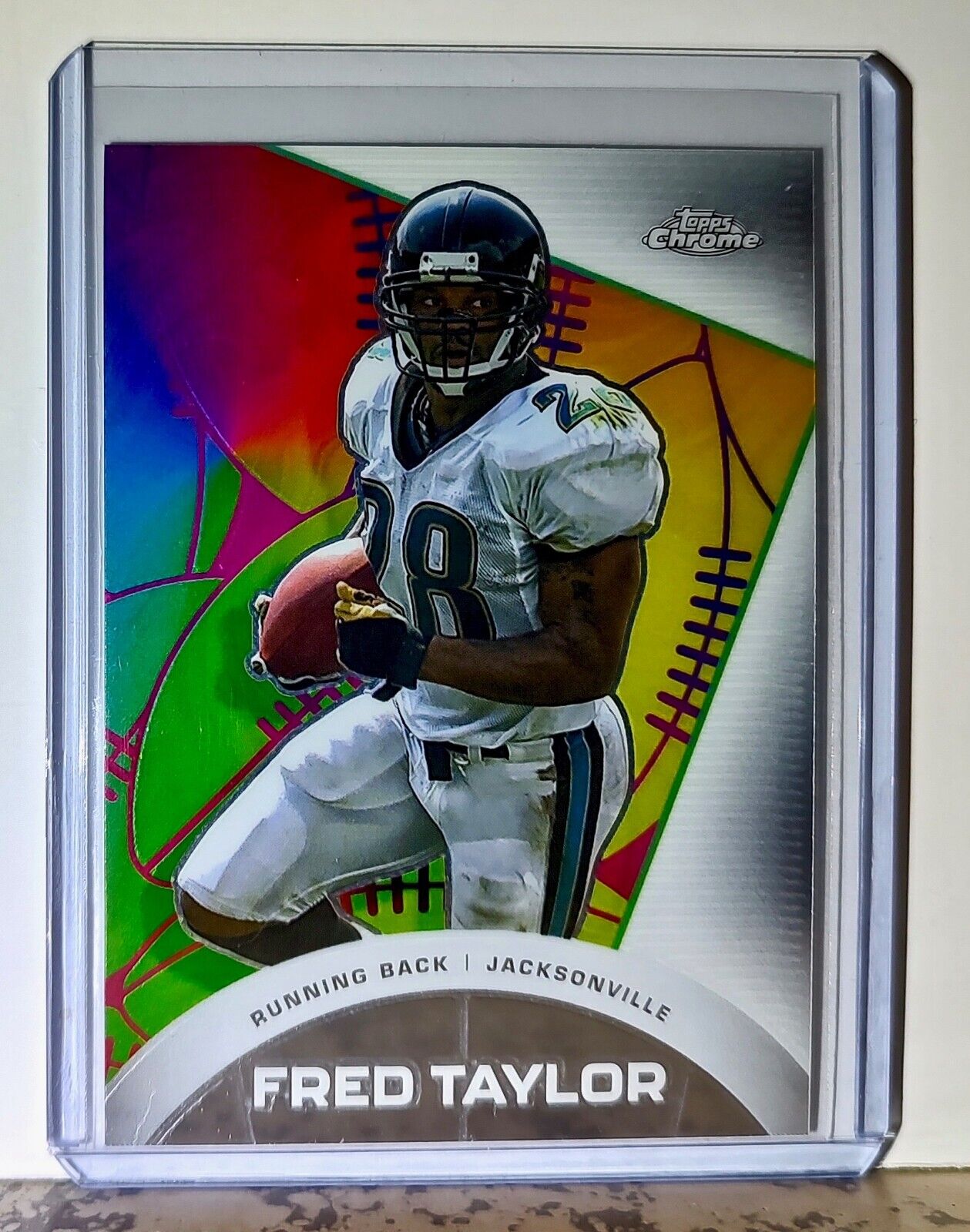 Fred Taylor 2023 Topps Chrome ALL-ETCH NFL #CAE-20 Card Jacksonville Jaguars