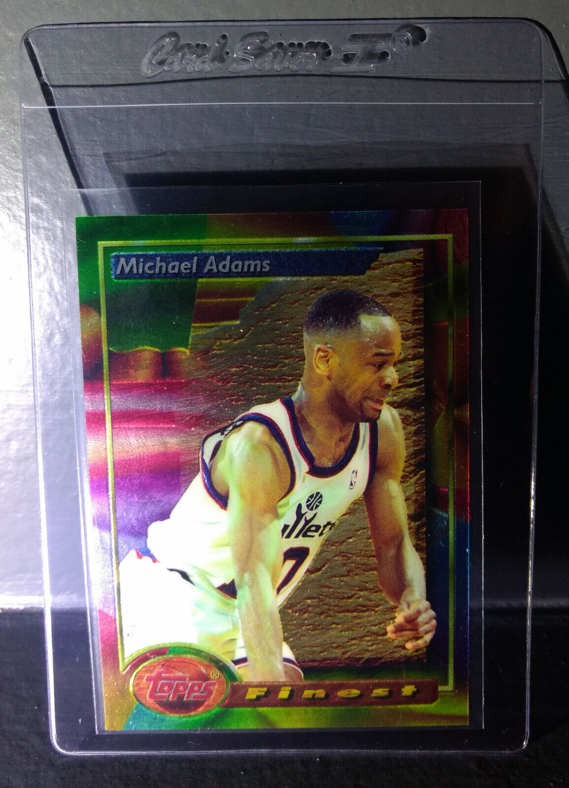 1993-94 Topps Finest Michael Adams #56 Basketball Card