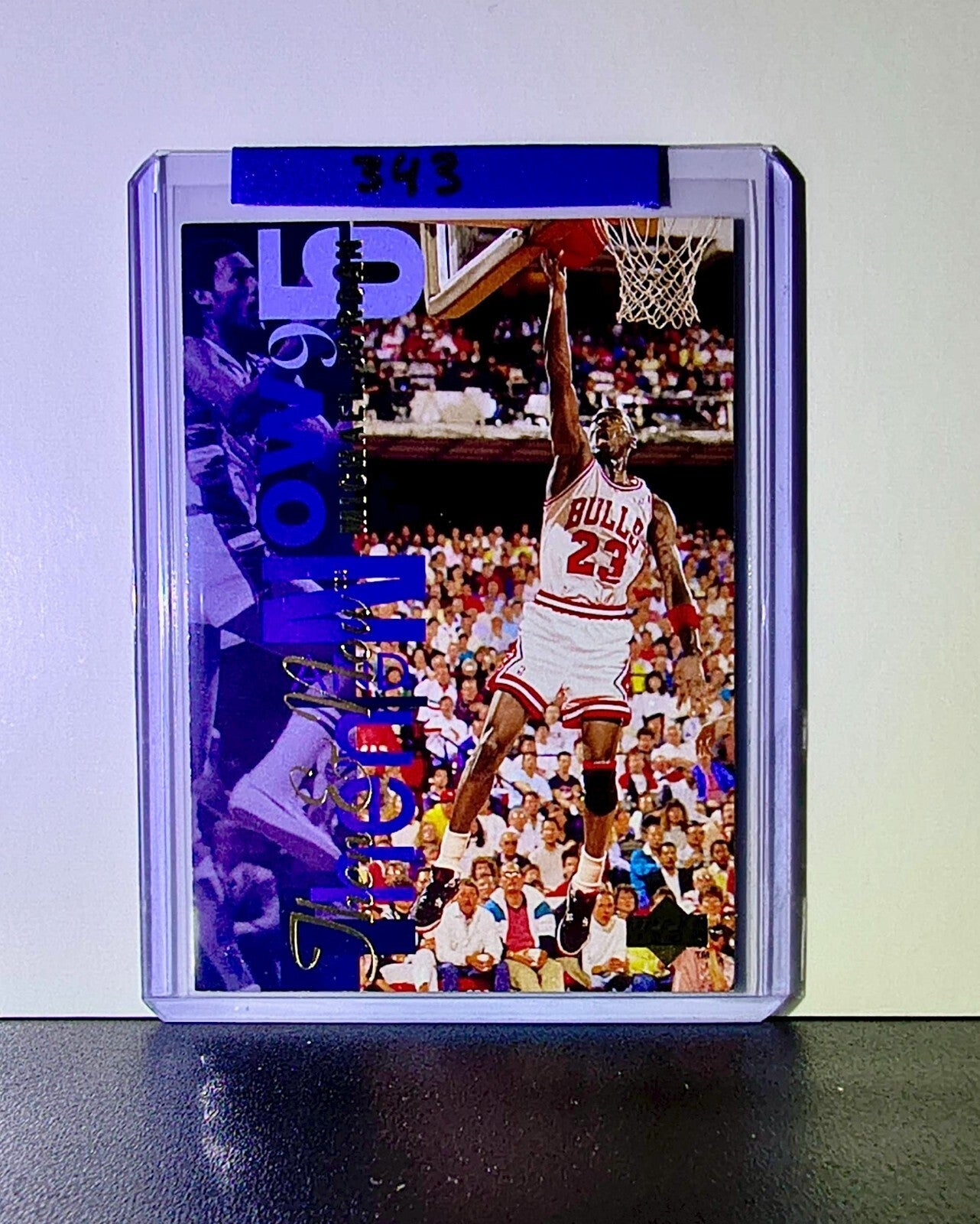 Michael Jordan 1994-95 Upper Deck Then & Now #359 Basketball Card Chicago Bulls