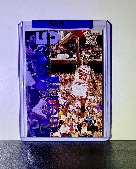 Michael Jordan 1994-95 Upper Deck Then & Now #359 Basketball Card Chicago Bulls