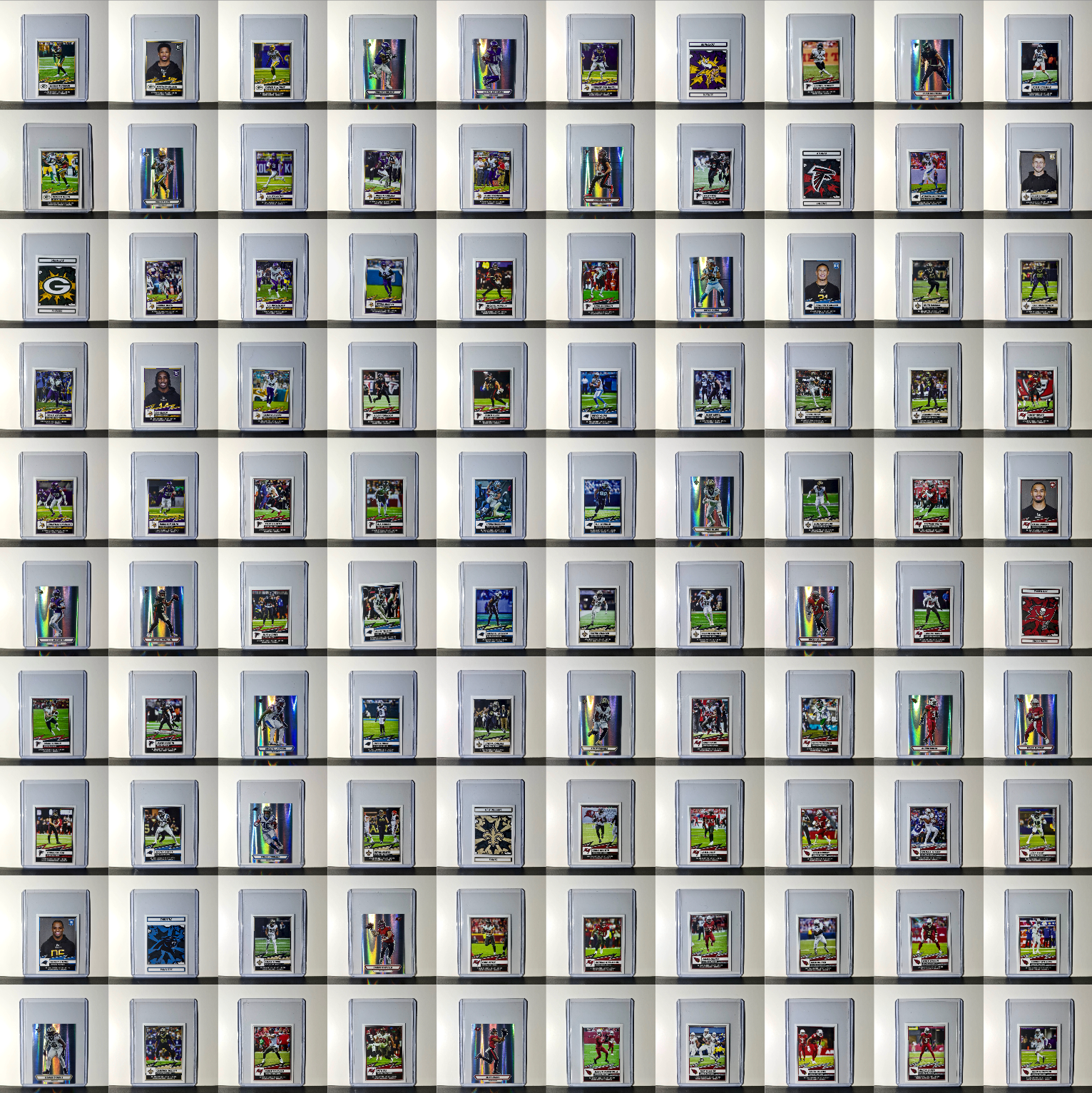 2025 Panini NFL Sticker Collection Complete 564 Football Sticker Set - Toploaded