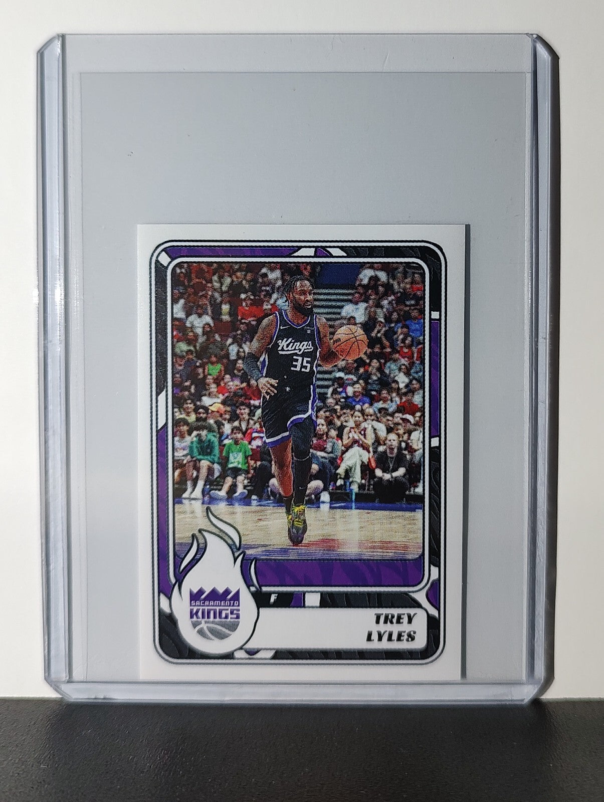 Trey Lyles 2024-25 Panini NBA #456 Sticker Card Sacramento Kings